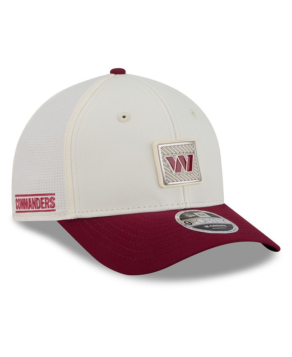 New Era Мужской Cream/Burgundy Washington Commanders 2026 NFL Training Camp 9FORTY Adjustable Hat