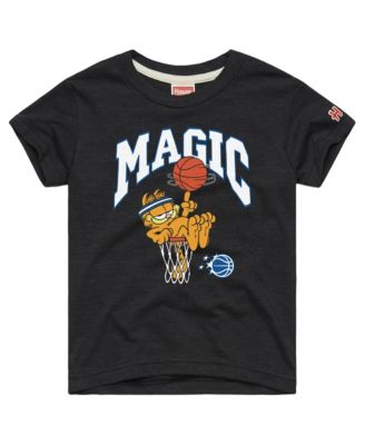 Homage Big Boys and Girls Garfield x Charcoal Orlando Magic Tri-Blend T-Shirt
