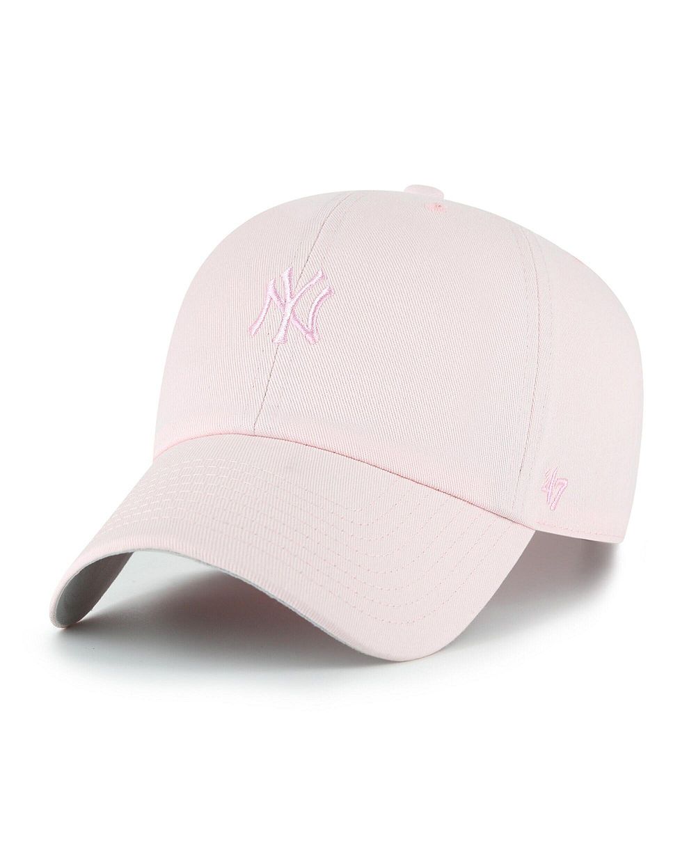 '47 Brand Men's and Women's Light Pink New York Yankees Pastel Clean Up Adjustable Hat