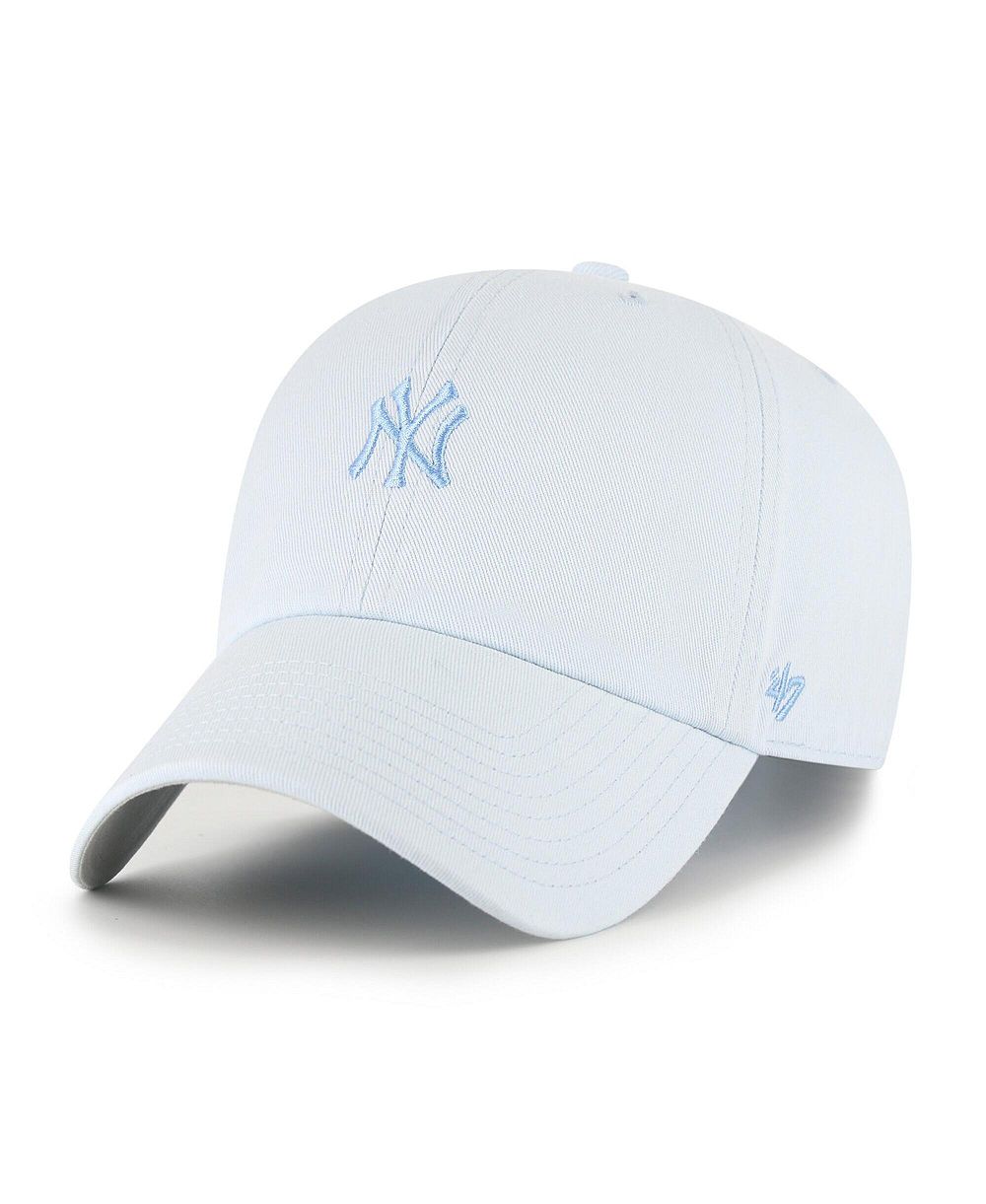 Мужская и женская кепка '47 Brand Light Blue New York Yankees Pastel Clean Up Adjustable