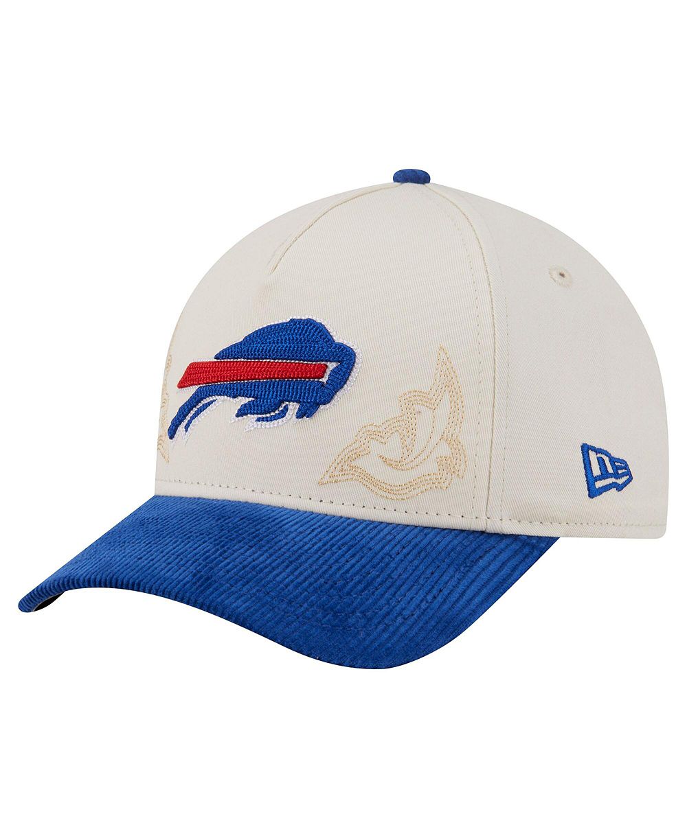 Мужская кепка New Era Cream/Royal Buffalo Bills Western 9FORTY A-Frame Adjustable Hat