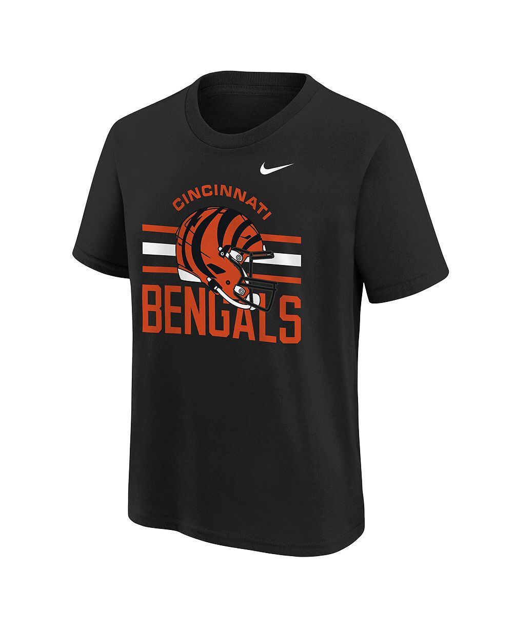 Nike Big Boys and Girls Black Cincinnati Bengals Team Issue T-Shirt