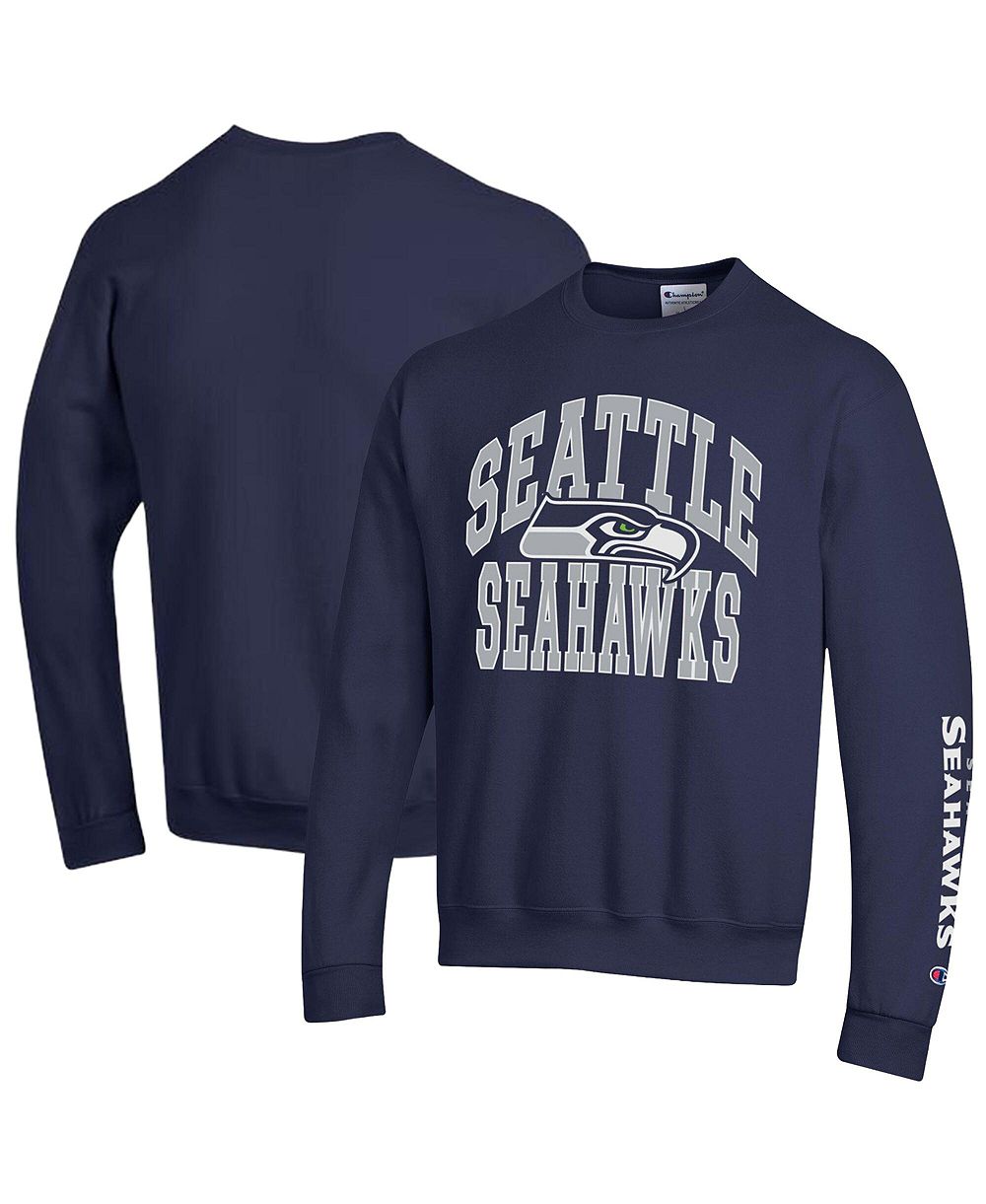 Champion Мужская флисовая толстовка Seattle Seahawks College Navy