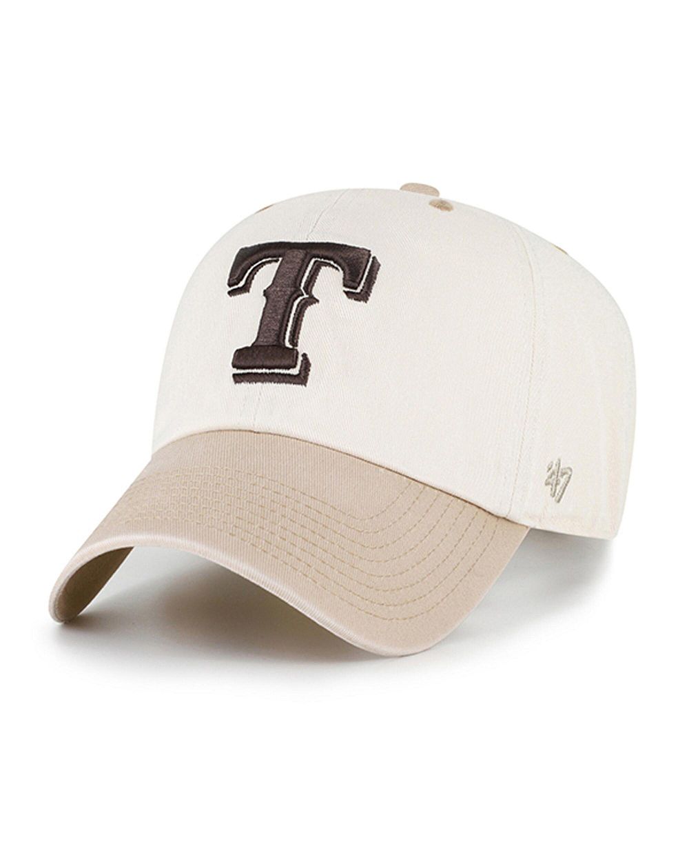 Мужская регулируемая кепка '47 Brand Texas Rangers Neutral Terrain Clean Up цвета Natural/Tan