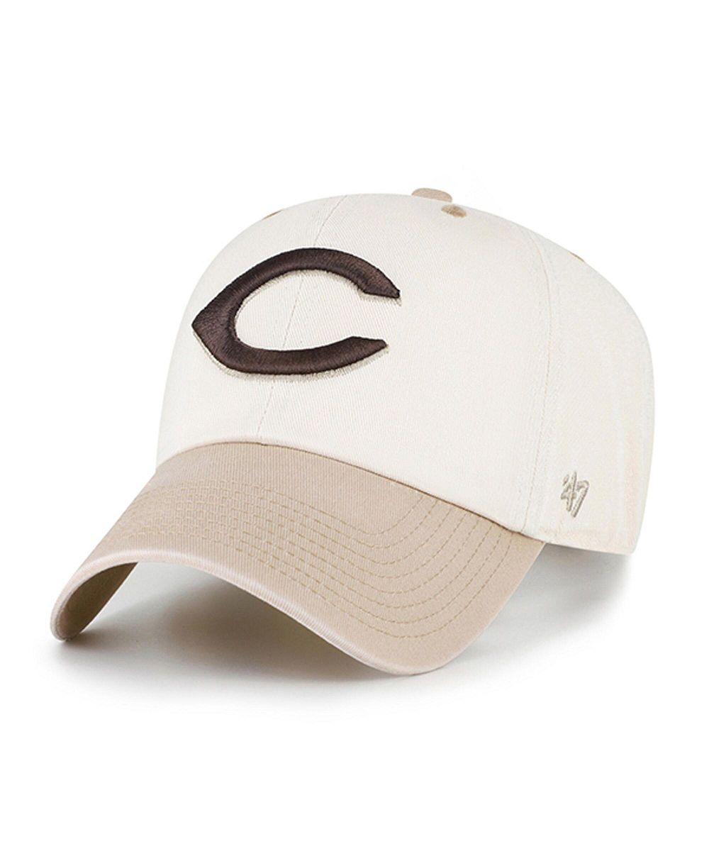 Мужская кепка '47 Brand Natural/Tan Cincinnati Reds Neutral Terrain Clean Up Adjustable