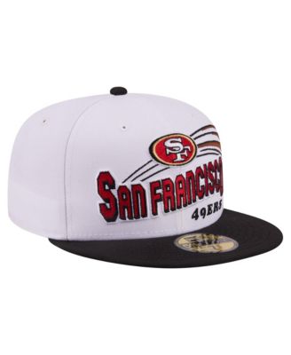 Мужская кепка New Era White/Black San Francisco 49ers Retro Swoop 59FIFTY Fitted