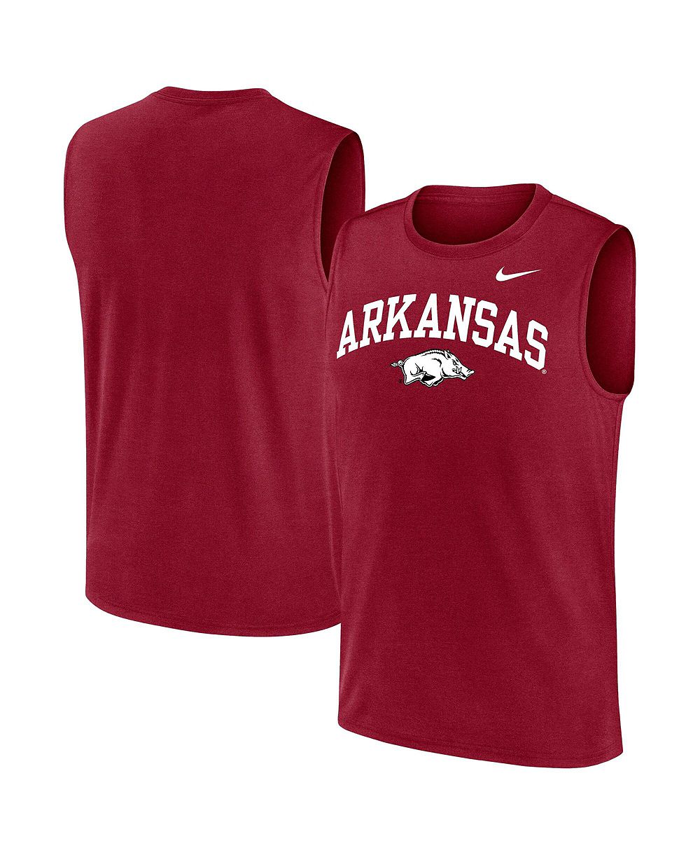 Мужская футболка Nike Cardinal Arkansas Razorbacks Legend Dri-FIT