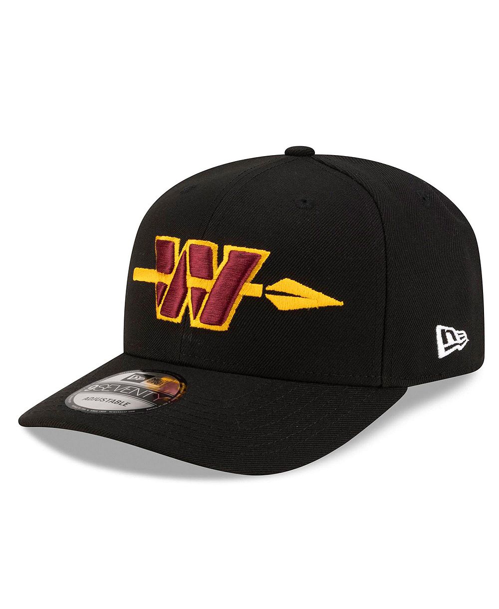 Мужская кепка New Era Black Washington Commanders Alternate 9SEVENTY Adjustable