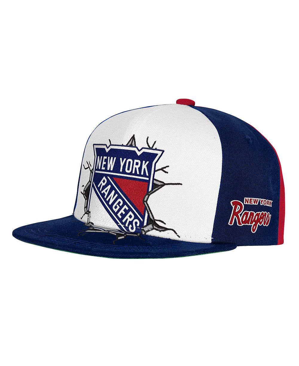 Кепка Mitchell & Ness Navy New York Rangers Mascot Snapback для мальчиков и девочек