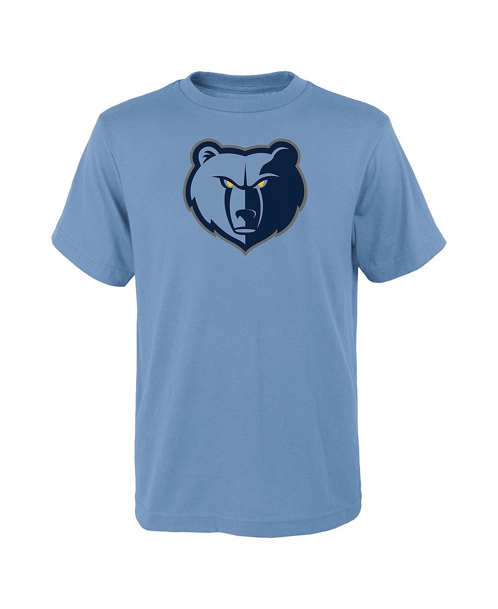 Детская футболка Outerstuff Memphis Grizzlies с основным логотипом, светло-голубая