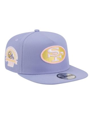 Мужская кепка New Era San Francisco 49ers Bloom A-Frame 9FIFTY Snapback, лавандовая
