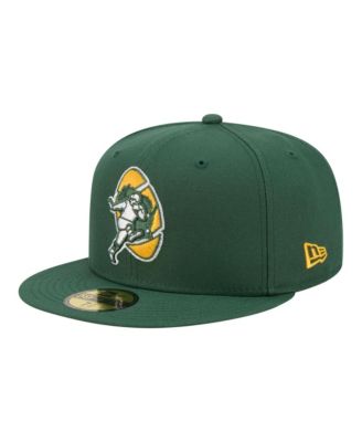 Мужская кепка New Era Green Green Bay Packers 59FIFTY Fitted