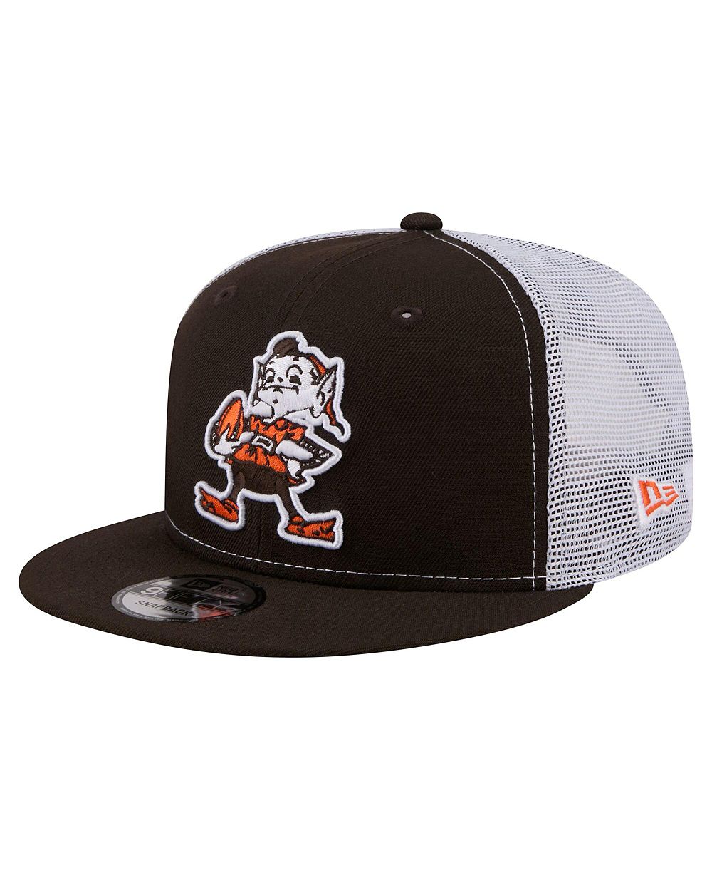 Мужская кепка New Era коричневая Cleveland Browns Core Team 9FIFTY Trucker Snapback