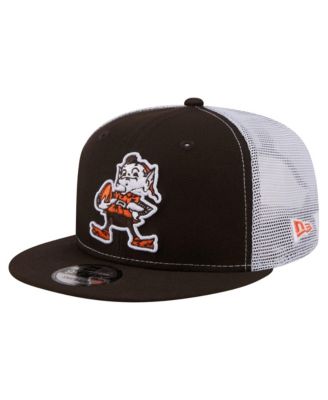 Мужская кепка New Era коричневая Cleveland Browns Core Team 9FIFTY Trucker Snapback