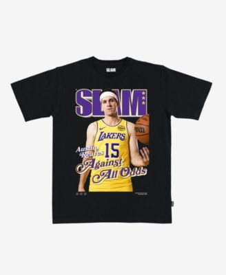 Slam футболка Slam Men's and Women's Austin Reaves Black Los Angeles Lakers Cover