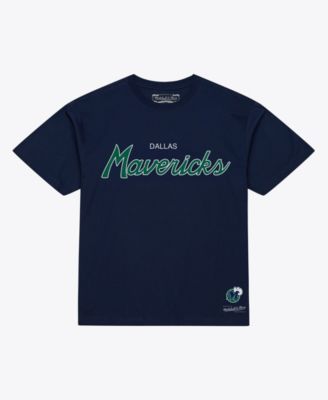 Футболка Mitchell & Ness Men's Navy Dallas Mavericks Wordmark