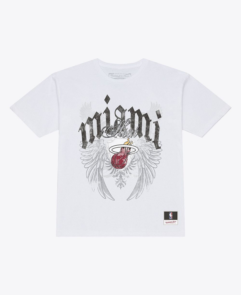 Mitchell & Ness Мужская футболка Miami Heat Old English Classic
