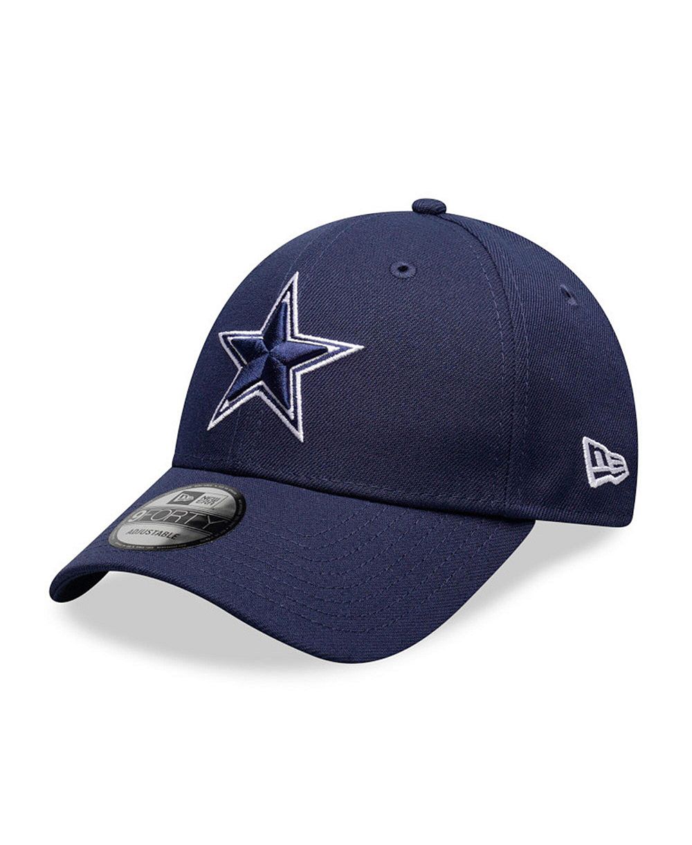 Мужская темно-синяя кепка New Era Dallas Cowboys Core Team 9FORTY Adjustable