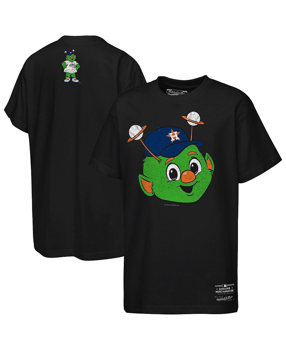 Детская футболка Mitchell & Ness Black Houston Astros Big Face Mascot