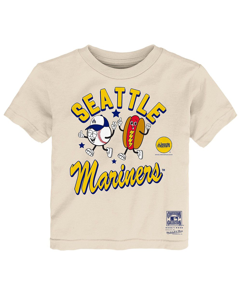 Детская футболка Mitchell & Ness Seattle Mariners Natural