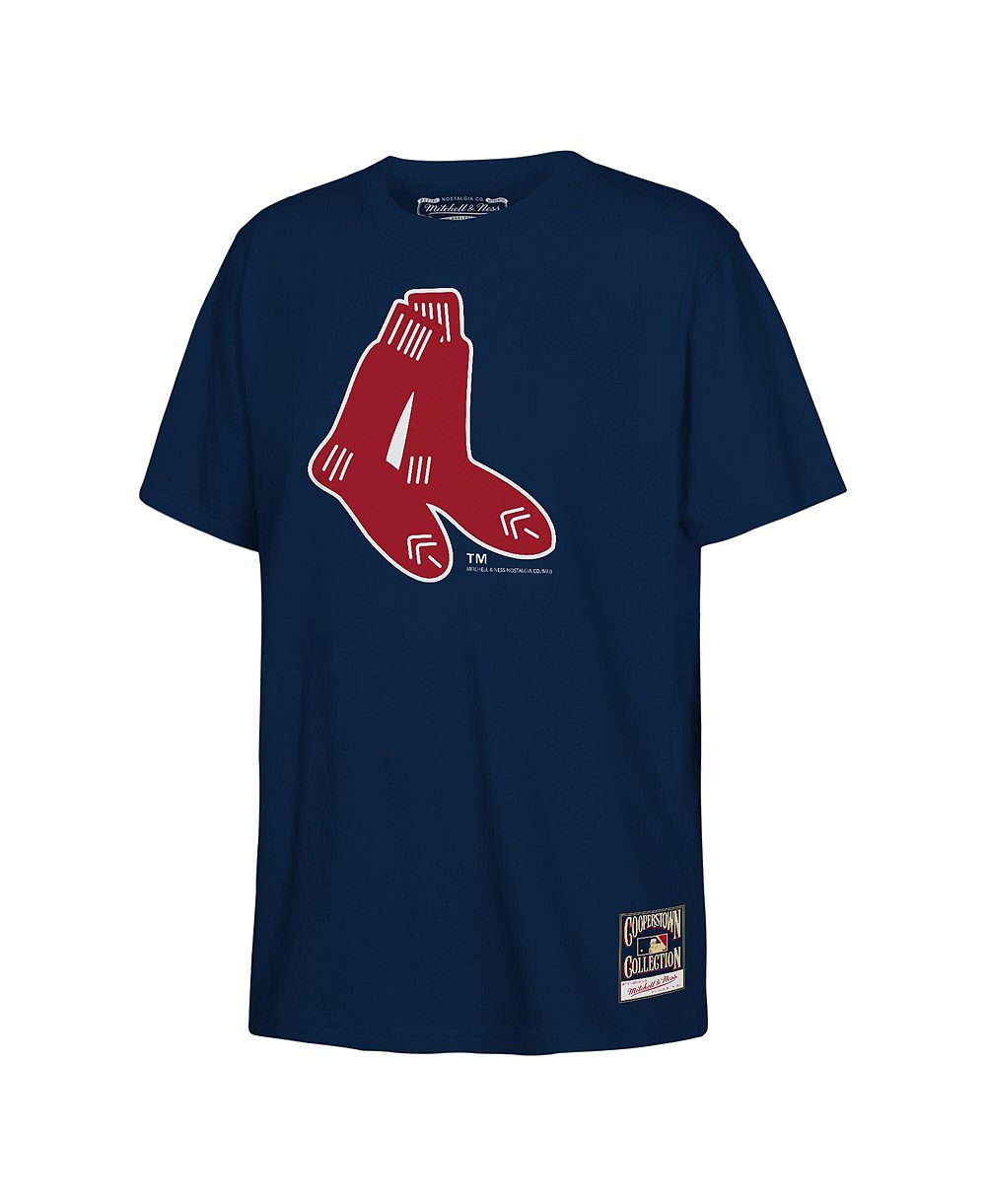 Детская футболка Mitchell & Ness Boston Red Sox Retro Logo темно-синяя
