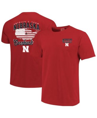 Мужская футболка Image One Scarlet Nebraska Huskers America's Team