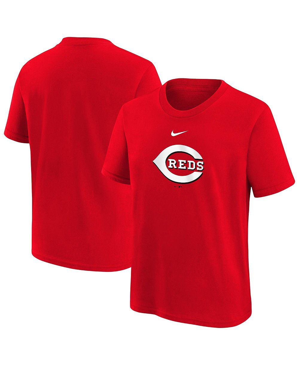 Nike Детская красная футболка Cincinnati Reds Large Logo