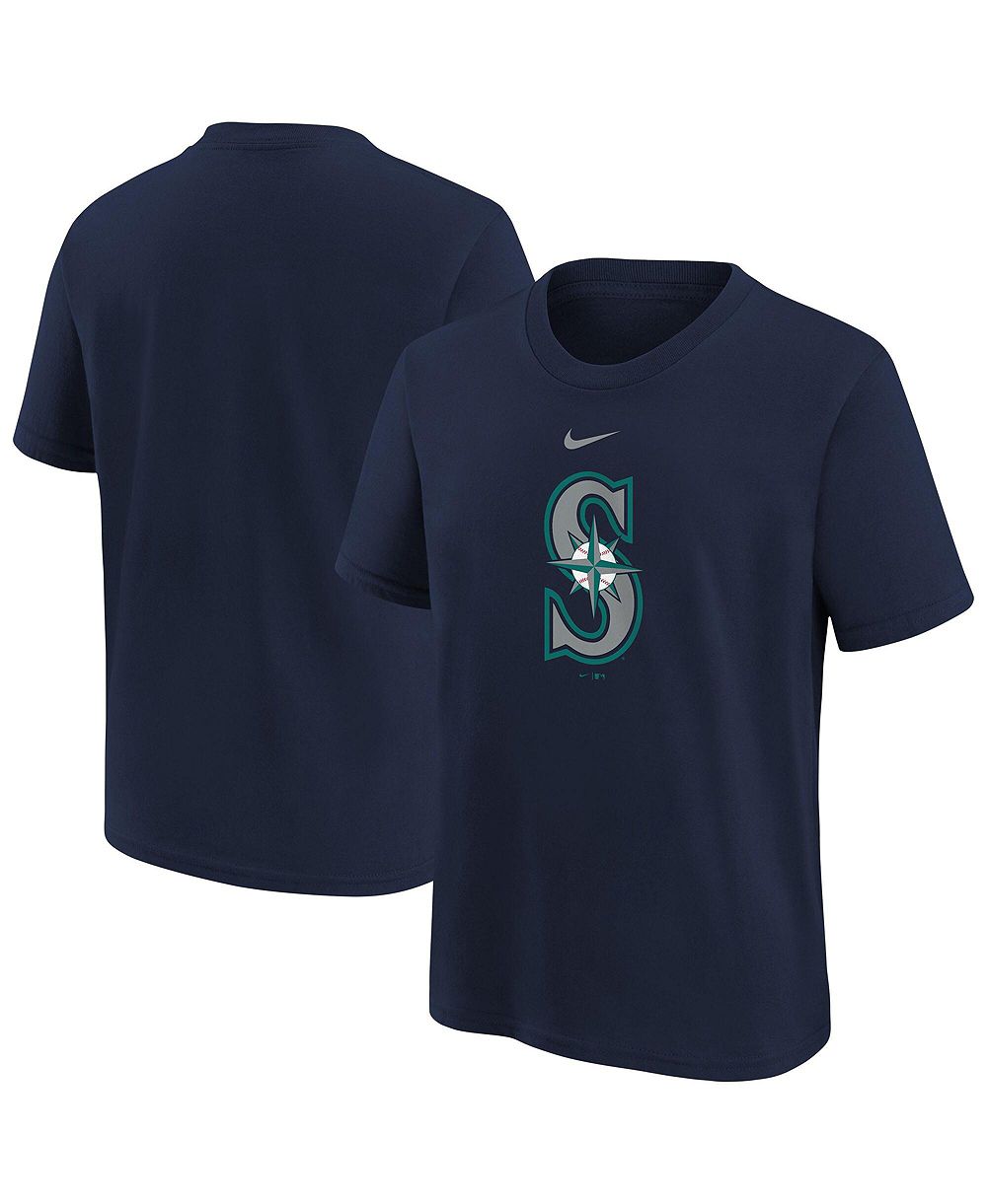 Детская футболка Nike Seattle Mariners Navy Large Logo