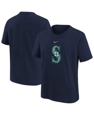 Детская футболка Nike Seattle Mariners Navy Large Logo