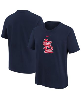 Nike Big Boys and Girls Navy St. Louis Cardinals Large Logo T-Shirt
