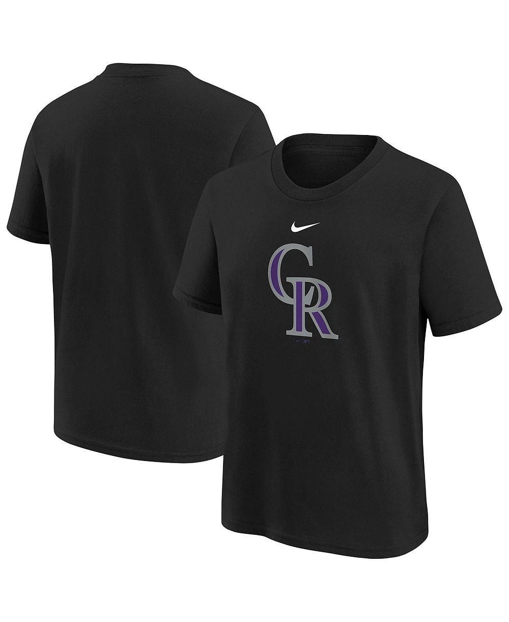 Детская футболка Nike Black Colorado Rockies Large Logo