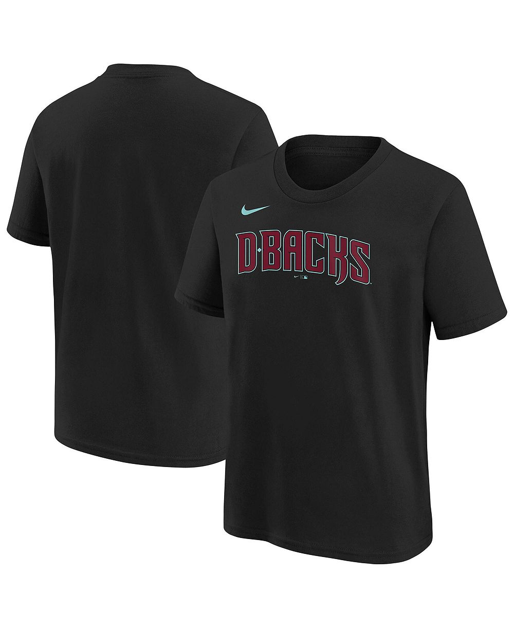 Nike Детская черная T-shirt Arizona Diamondbacks Wordmark