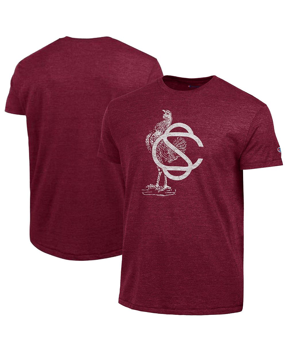 Мужская футболка Champion Garnet South Carolina Gamecocks Triumph Tri-Blend