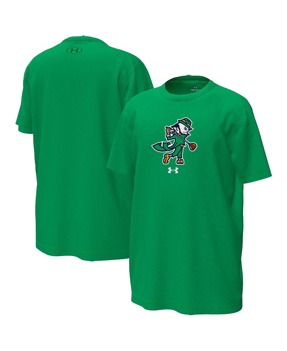 Under Armour Технологичная футболка для мальчиков и девочек Notre Dame Fighting Irish