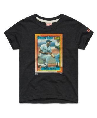 Футболка Homage Big Boys and Girls Frank Thomas Charcoal Chicago White Sox Topps Baseball Card Tri-Blend