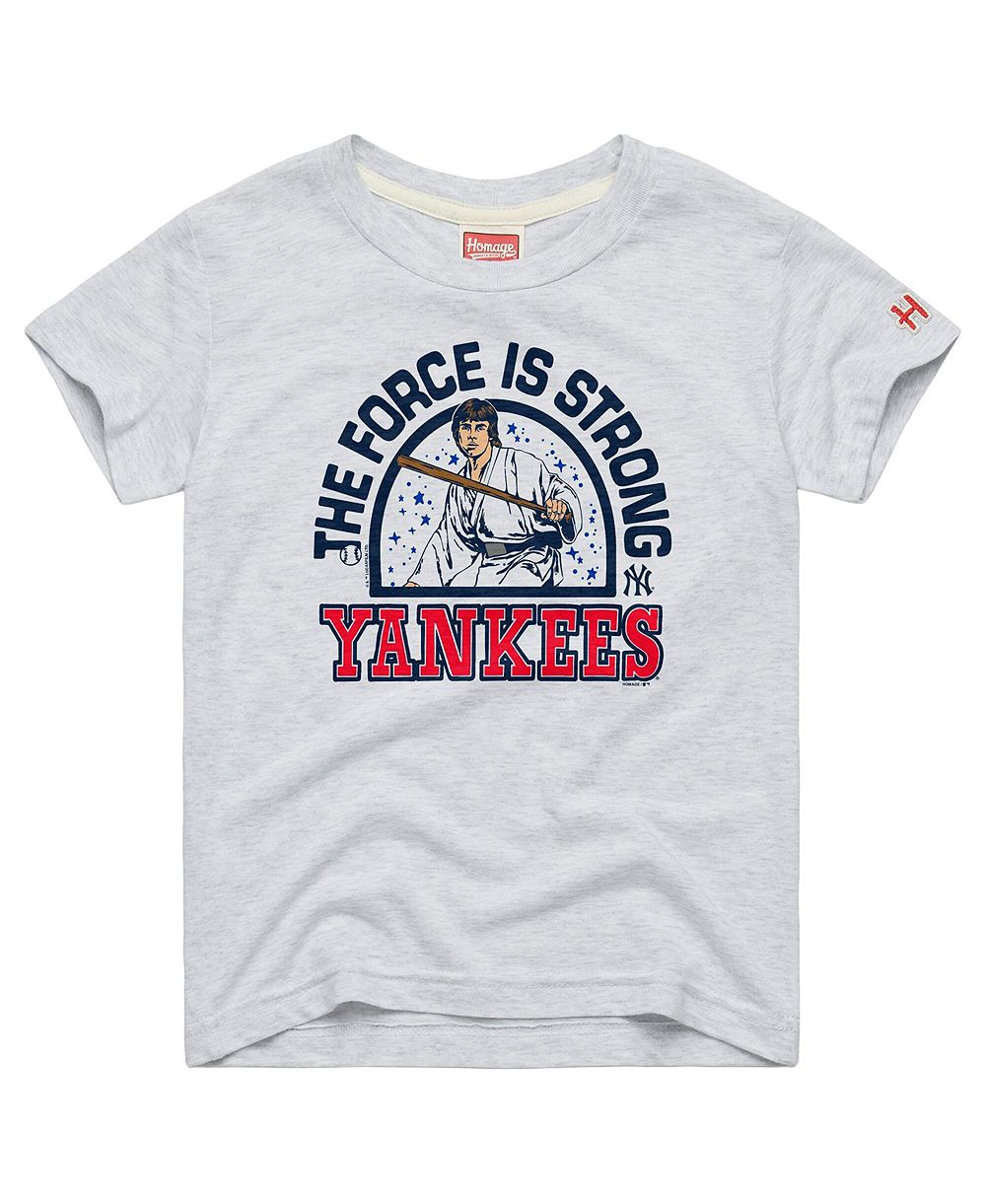 Детская футболка Homage Heather Gray New York Yankees Star Wars x MLB Dark Side