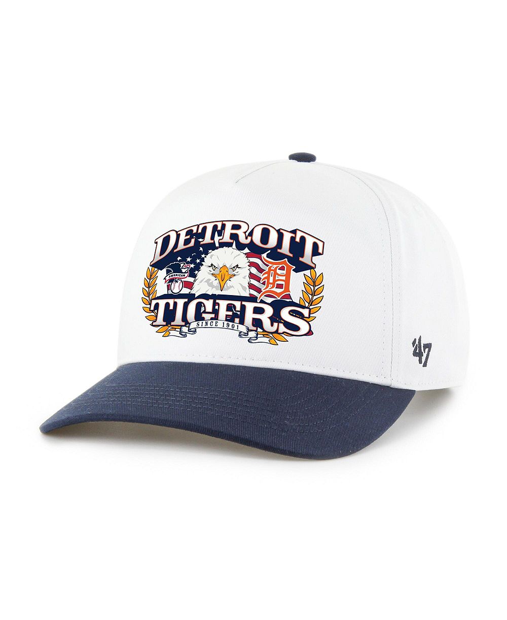 '47 Brand Мужская белая/темно-синяя кепка Detroit Tigers