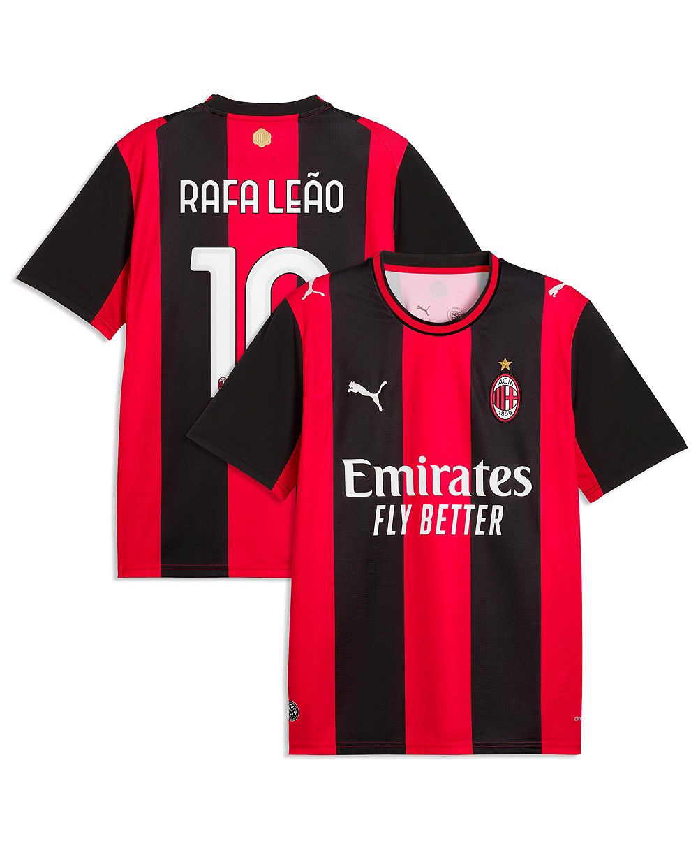 Мужская джерси Puma AC Milan 2026/27 Home Replica Rafael Leão Black/Red