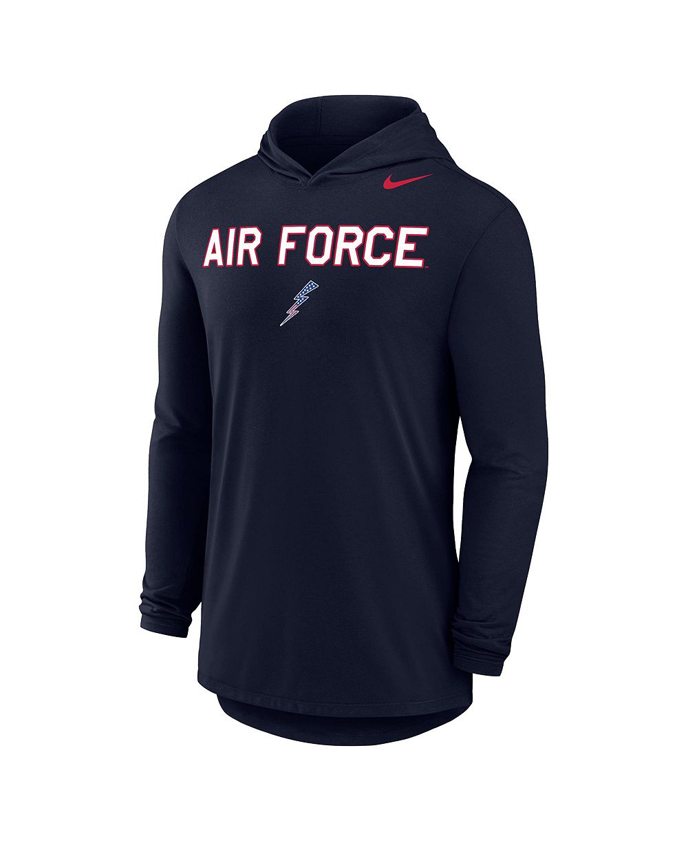Мужская футболка Nike Navy Air Force Falcons Freedom 250 Hooded Long Sleeve