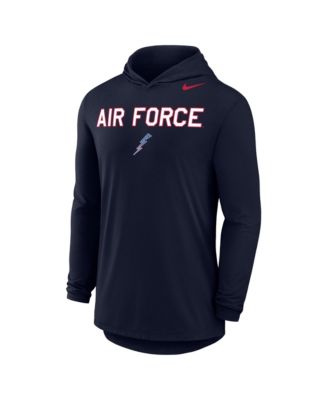 Мужская футболка Nike Navy Air Force Falcons Freedom 250 Hooded Long Sleeve