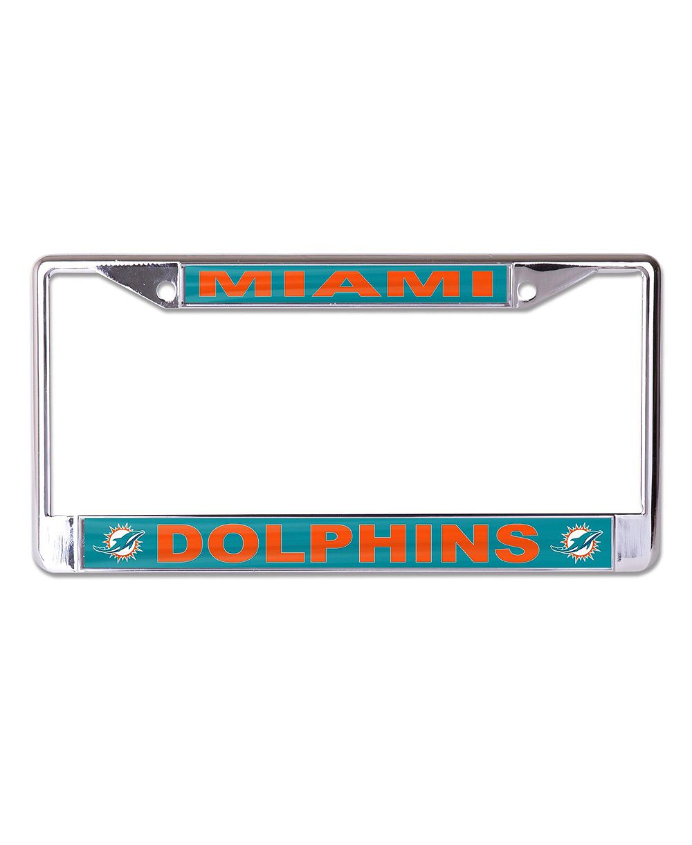 Рамка для номерного знака Wincraft Miami Dolphins Team Logo Metal S/L