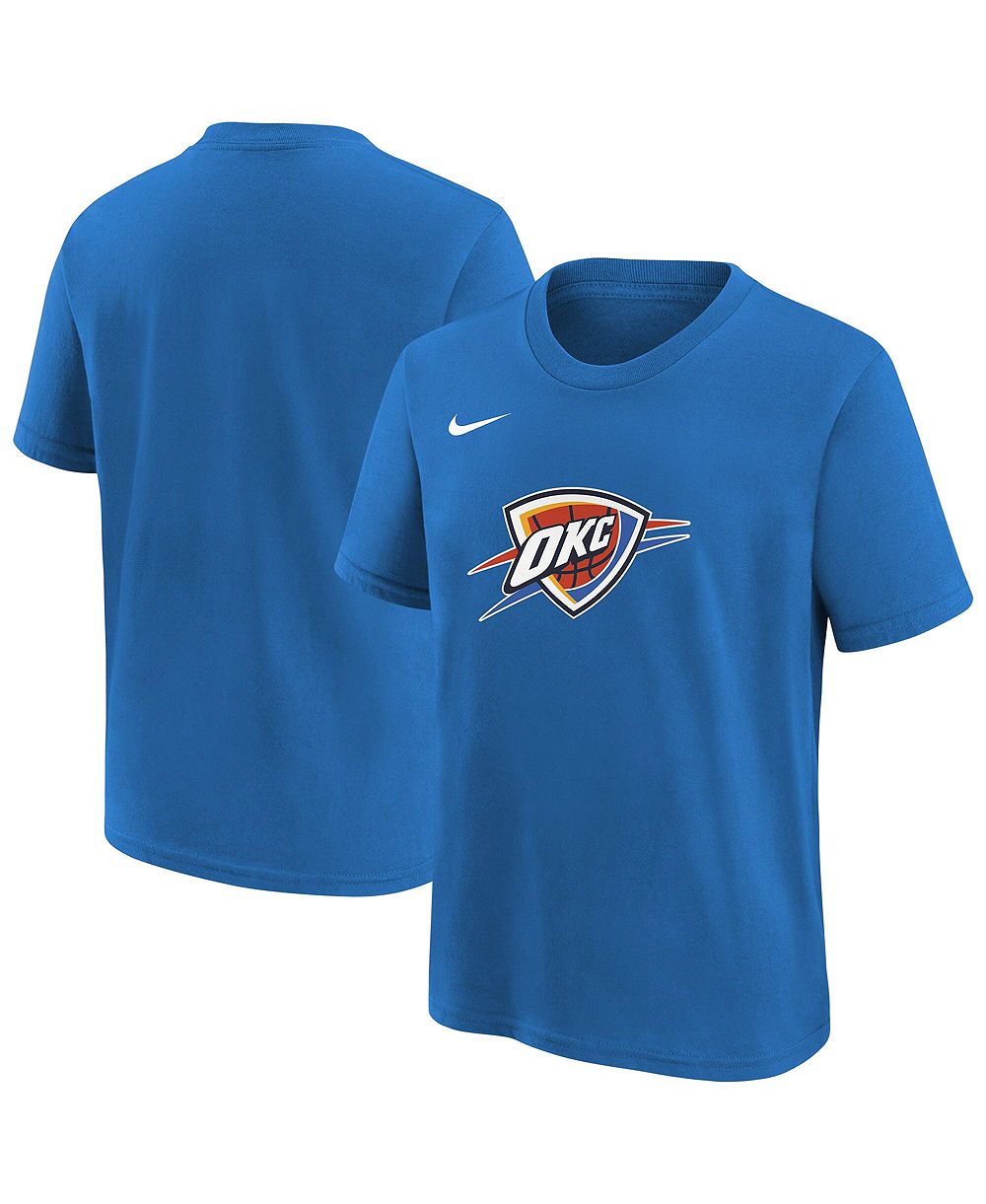 Детская футболка Nike Oklahoma City Thunder Team Essential Logo, синий