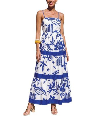 Cupshe Women's Heating Up Tropical Maxi Beach Dress