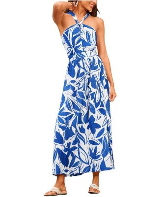 Cupshe Women's Beach House Tropical Maxi Beach Dress