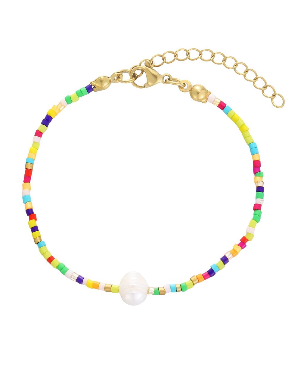 Браслет ADORNIA Natural Freshwater Pearl Color Bead
