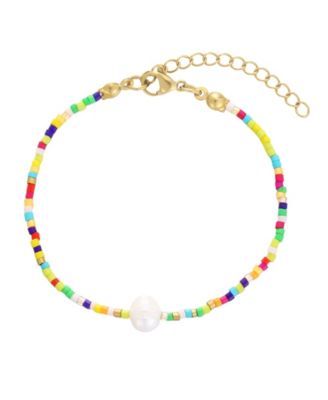 Браслет ADORNIA Natural Freshwater Pearl Color Bead