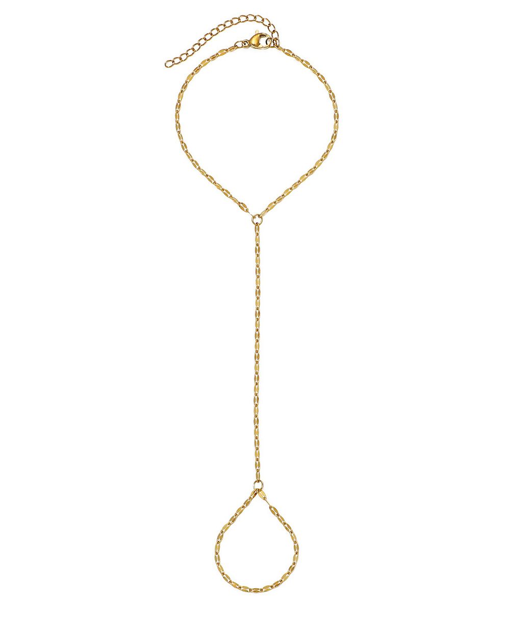 ADORNIA Tarnish Resistant Gold Singapore Handchain