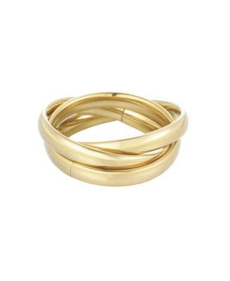 Набор колец ADORNIA Gold Rolling 3-Band устойчивых к потушению