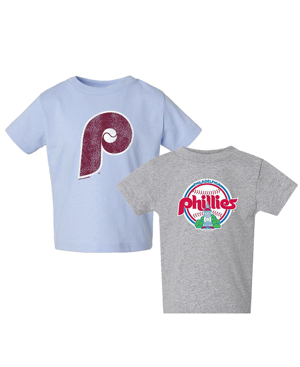 Детский набор из 2 футболок Soft As A Grape New York Mets Cooperstown Collection, Royal/Heather Gray