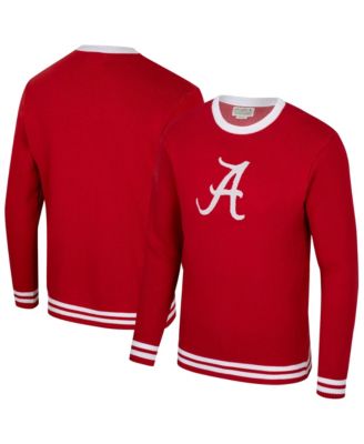 Свитер Uscape Apparel Men's and Women's Crimson Alabama Crimson Tide Renew Knit Vintage Pullover Sweater